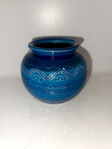 petit Vase boule daldo londi, modèle rimini blue pour bitossi en bon etat