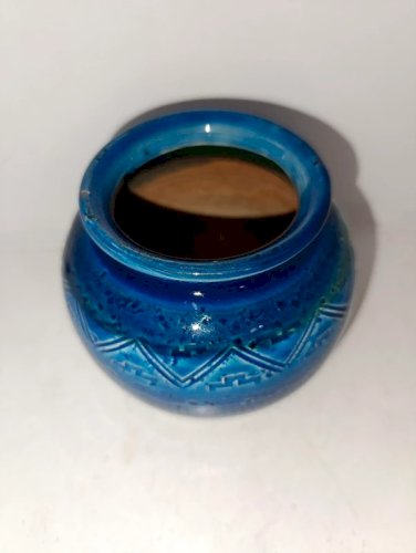 petit Vase boule daldo londi, modèle rimini blue pour bitossi en bon etat