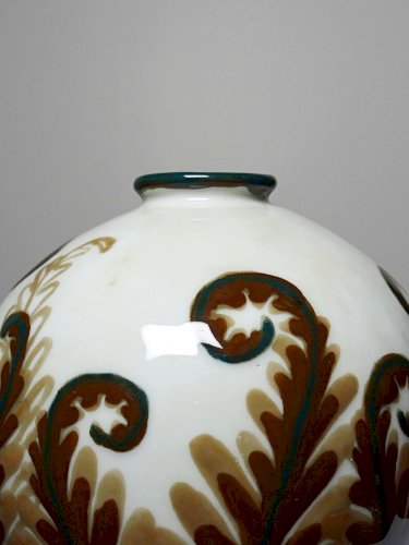 Petit vase boule porcelaine Tharaud Limoges circa 1920-1940