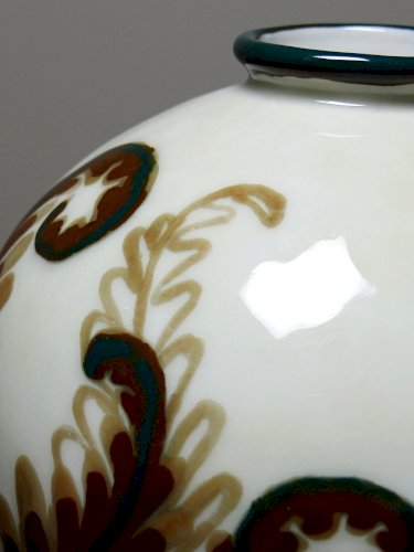 Petit vase boule porcelaine Tharaud Limoges circa 1920-1940
