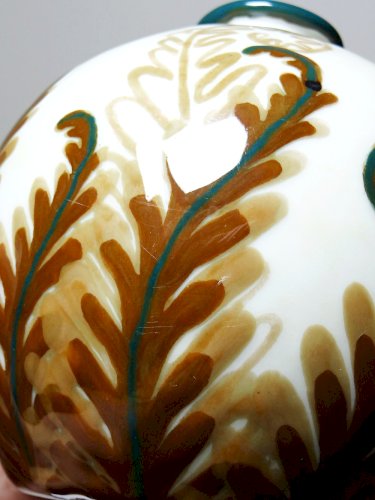 Petit vase boule porcelaine Tharaud Limoges circa 1920-1940
