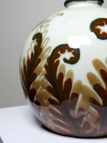 Petit vase boule porcelaine Tharaud Limoges circa 1920-1940