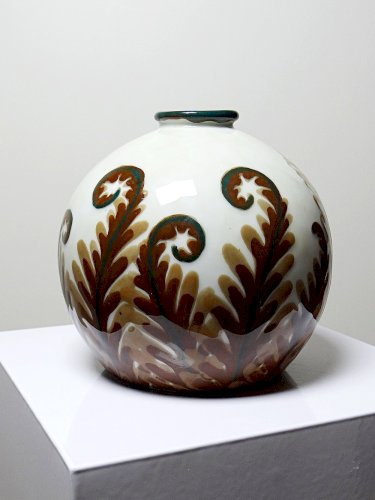 Petit vase boule porcelaine Tharaud Limoges circa 1920-1940