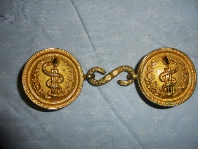 boucle de ceinturon d officier medecin 