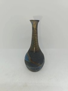 petit vase en gres à coulure année 60-70 en bon etat