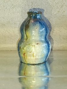 small vase in ancient stoneware style, Pierrefond, in good condition