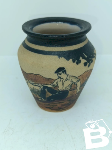 Petit vase en grès Ciboure, période Étienne Vilotte, vers 1930–1945 en bon etat