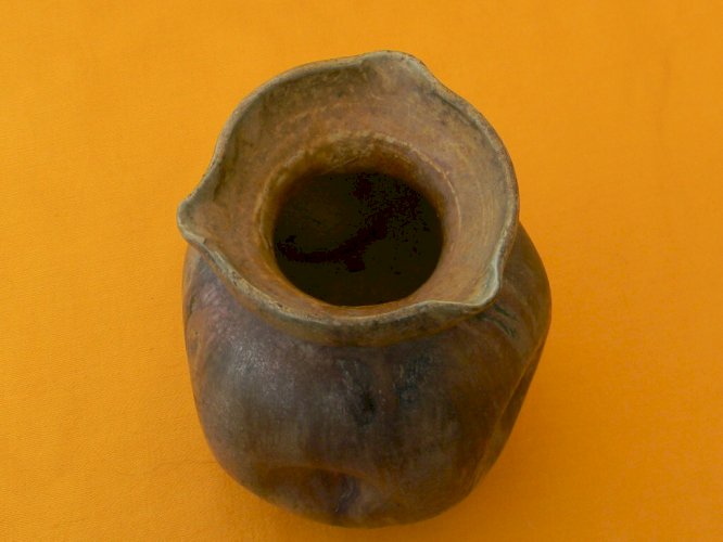 Petit vase en grès flammé de Charles GREBER.