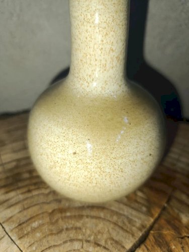 petit vase signé jean dusbost en bon etat