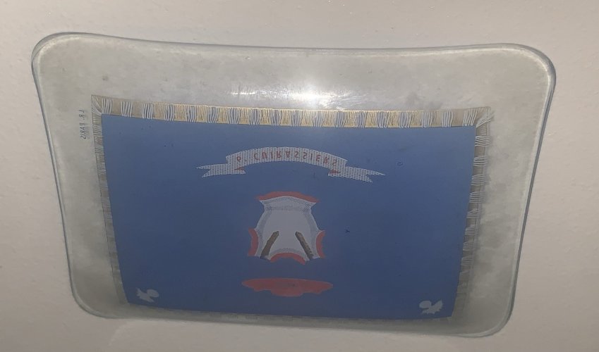 Petit vide poche LR PARIS insigne du 6e régiment de cuirassiers