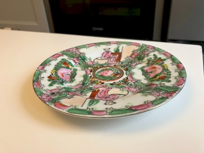 petite assiette coupelle chinoise en porcelaine decor manuel
