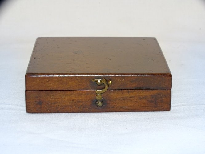 -PETITE BOUSSOLE de POCHE de MARINE BOIS OBJET DE VITRINE COLLECTION   D