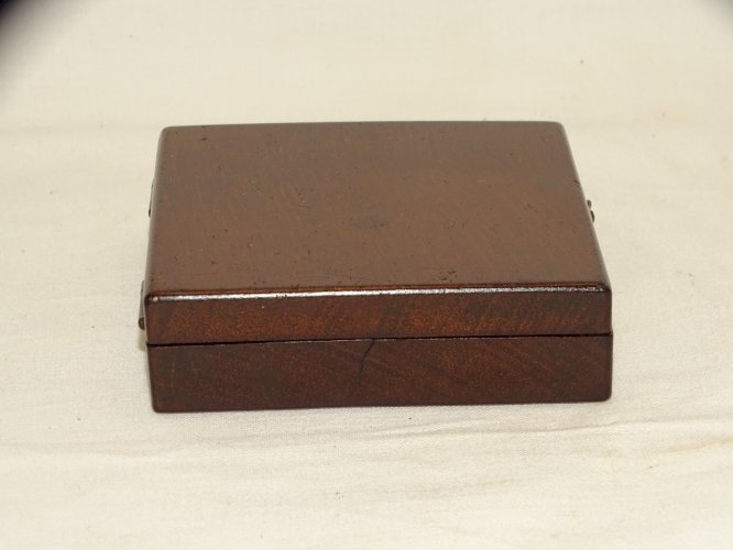 -PETITE BOUSSOLE de POCHE de MARINE BOIS OBJET DE VITRINE COLLECTION   D