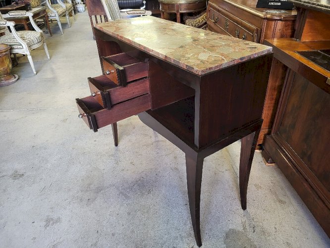 PETITE COMMODE ART DECO 1930 VINTAGE PLATEAU MARBRE