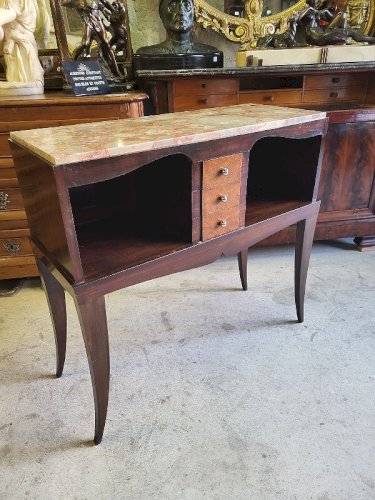 PETITE COMMODE ART DECO 1930 VINTAGE PLATEAU MARBRE