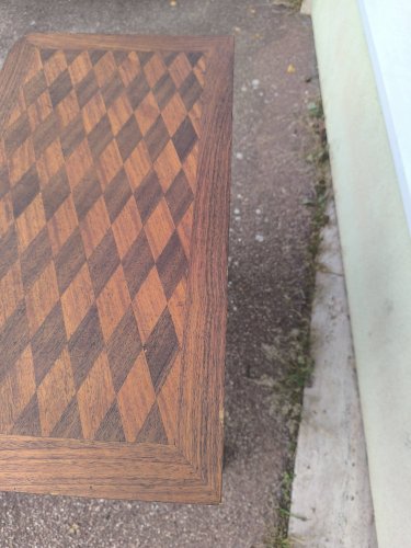 Petite Commode De Style Louis XVI En Marqueterie Vers 1930/1950