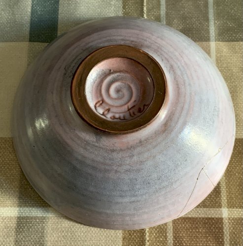 Petite coupe sur talon en céramique frères Cloutier signé