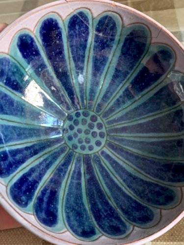 Petite coupe sur talon en céramique frères Cloutier signé