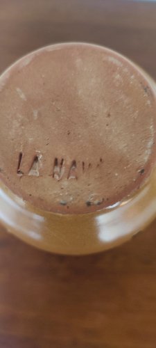 Petite cruche signée LA NAVI céramique émaillée