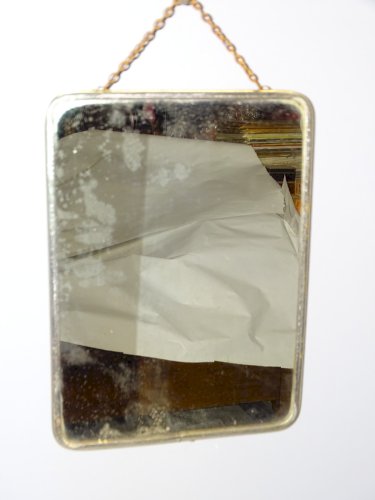 -PETITE GLACE DE BARBIER VINTAGE A suspendre MIROIR DECO COLLECTION  XXe   D