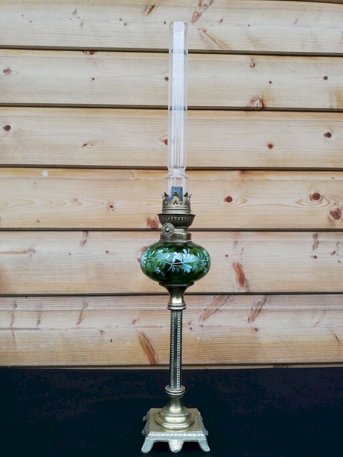 Lampe à Huile En Verre Rétro | Décoration Ancienne Haute Résistance à La Chaleur, Grande Capacité
