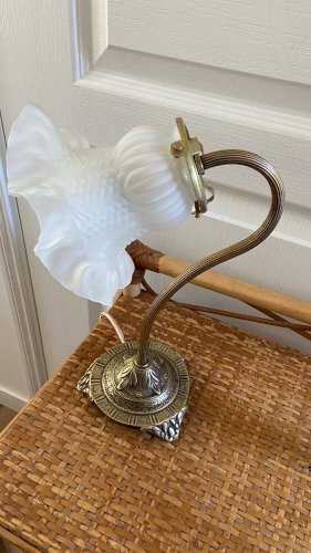 Petite lampe col de cygne ancienne