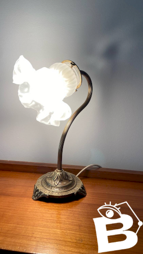 Petite lampe col de cygne ancienne