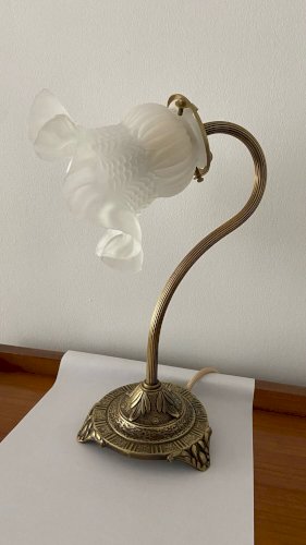 Petite lampe col de cygne ancienne