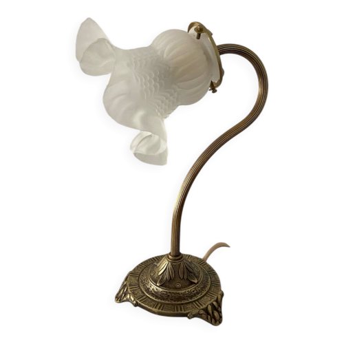 Petite lampe col de cygne ancienne