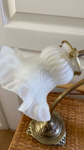 Petite lampe col de cygne ancienne