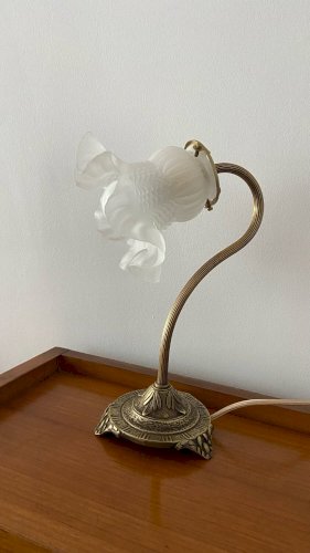 Petite lampe col de cygne ancienne