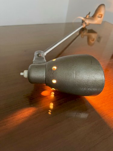 PETITE LAMPE INDUSTRIELLE ALLEMANDE DE LA MARQUE PFAFF ANNEES 70