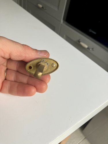 petite poignee  cremone sur platine en laiton avec carre 6 mm verrou porte