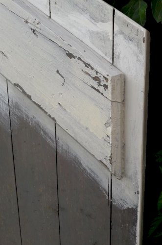 Petite porte ancienne en sapin H120xL60cm (trappe d’escalier) 