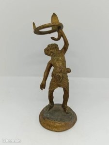 Small bronze sculpture of Silene in good condition.