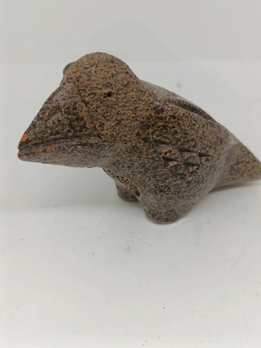 petite sculpture en forme doiseau sud americain? en bon etat
