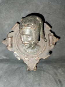 small antique plaster wall sculpture in good condition