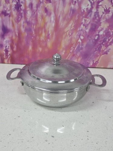 petite soupière légumier en aluminium vintage semf froges