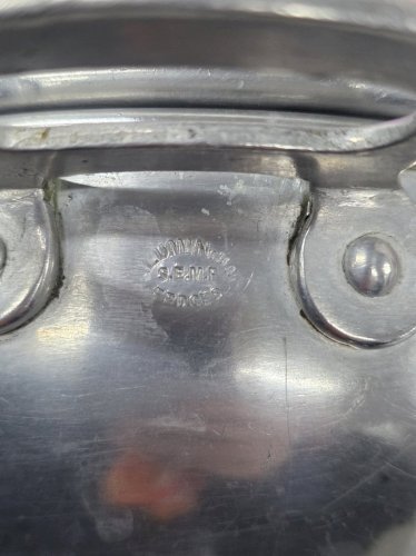 petite soupière légumier en aluminium vintage semf froges