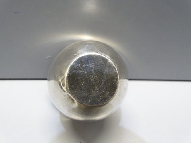 -PETITE TIMBALE ARGENT MASSIF FABRIQUEE AVEC UNE PIECE EN ARGENT