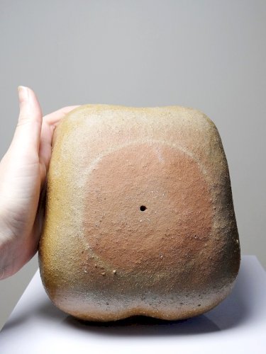 Petite Vénus sculpturale en grès, buste de femme, vintage signé, années 90