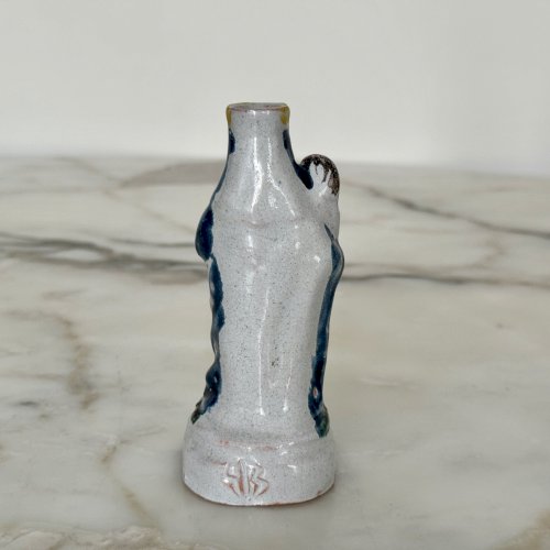Petite Vierge à l'Enfant XVIIIe en faïence marquage AVM M4044