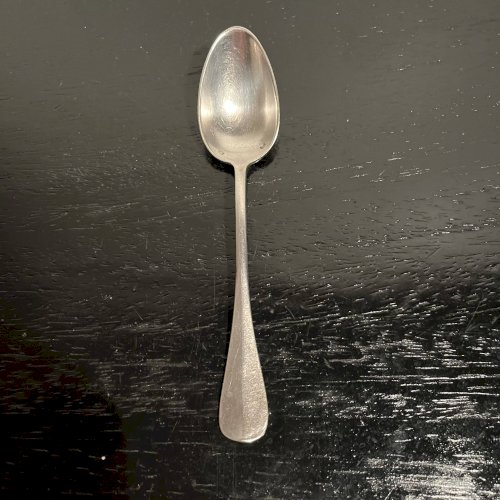 Petites cuillères en métal argenté