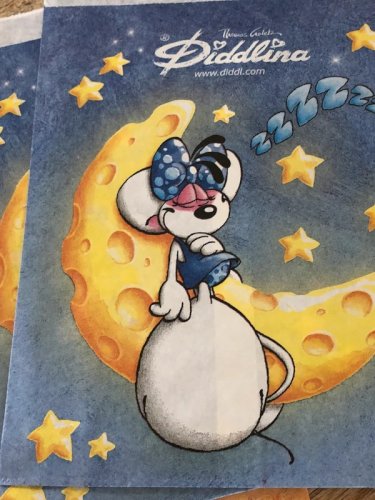 Petites pochettes papier cadeaux Diddl