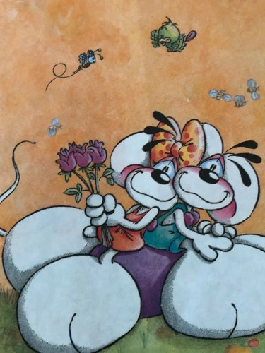 Petites pochettes papier cadeaux Diddl