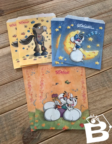 Petites pochettes papier cadeaux Diddl