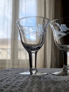 Petits verres à pied