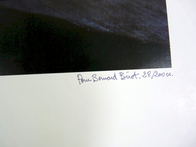 Photo d'art de Florent Garnier pour Bernard Birot n° 28/200 Signature artiste
