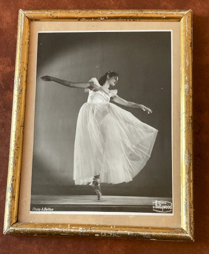 Photo encadrée - Ballerine - années 50 - Photo A Bellon - Marseille 