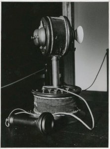  Photo Jean Manzon Argentique Téléphone promitif Vers 1940